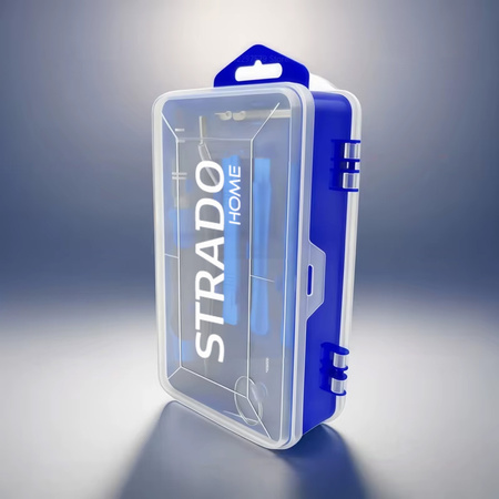 Zestaw precyzyjnych śrubokrętów 115w1 wkrętaki bity końcówki torx, niebieski