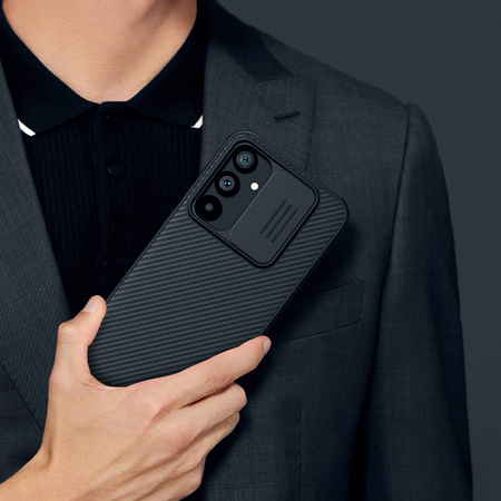Etui Nillkin CamShield Pro do Samsung Galaxy S23, zielone - ochronne z podstawką, dostęp do portów i przycisków