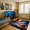 Dywan gamingowy 3D Kosmos 120x170 cm - nowoczesny wzór 3D do pokoju gracza