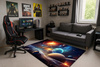 Dywan gamingowy 3D Kosmos 120x170 cm - nowoczesny wzór 3D do pokoju gracza