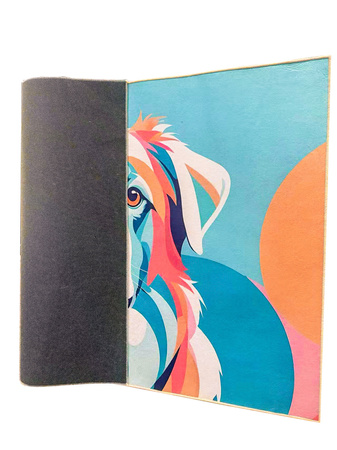 Dywan 3D Strado ColorDog 100x150 cm nowoczesny z motywem psa do pokoju dziecka lub gracza