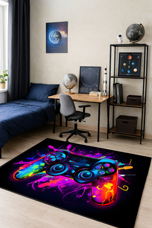 Dywan gamingowy 3D ColorPad 120x170 cm - nowoczesny wzór 3D do pokoju gracza