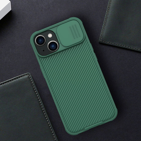 Etui Nillkin Camshield Pro do iPhone 14 Plus osłona aparatu plecki, czarne - ochronne z podstawką