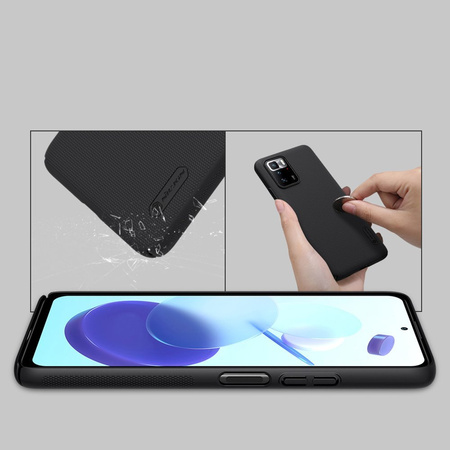 Etui Nillkin Frosted do Xiaomi Redmi Note 10 Pro 5G (Czarne)