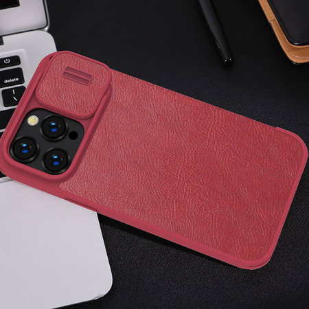 Etui Nillkin QIN Pro do Apple iPhone 14 Pro Max (Czerwone)