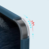 Etui Nillkin Frosted Pro do Samsung Galaxy S23 Ultra, niebieskie - ochronne z podstawką