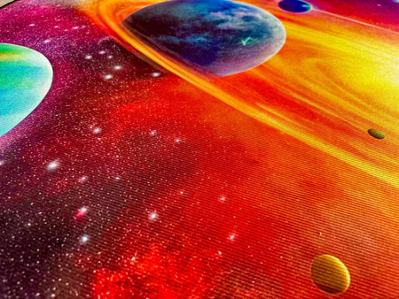 Dywan 3D Strado GALAKTYKA 100x150 cm nowoczesny z efektem kosmicznym do pokoju młodzieżowego