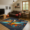 3D Strado BASKETBALL gaming carpet 100x150 cm modern with 3D pattern for gamer's room