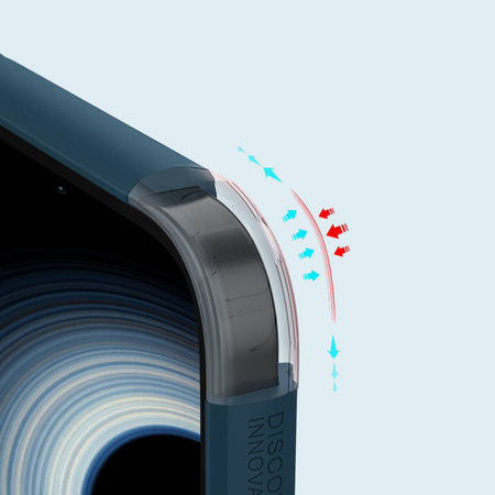 Etui Nillkin Frosted Pro do Xiaomi 12T, niebieskie - ochronne z podstawką, dostęp do portów i przycisków