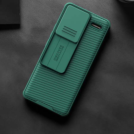 Etui Nillkin CamShield Pro do Redmi Note 13 Pro Plus 5G, zielone - ochronne z podstawką