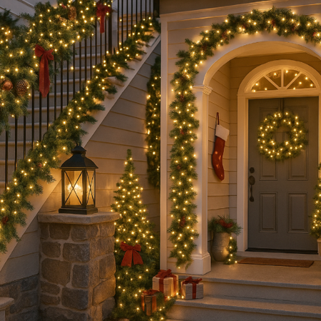 Lampki choinkowe 480 LED białe ciepłe wewnętrzne zewnętrzne 39m IP44, białe