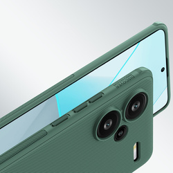 Etui Nillkin Frosted Pro do Redmi Note 13 Pro Plus 5G / Note 13 Pro Plus, czarne - ochronne z podstawką