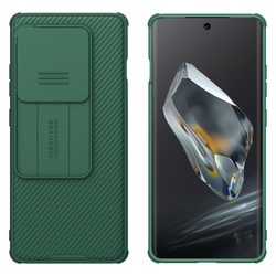 Etui Nillkin CamShield Pro do OnePlus 12R, zielone - ochronne z podstawką, dostęp do portów i przycisków