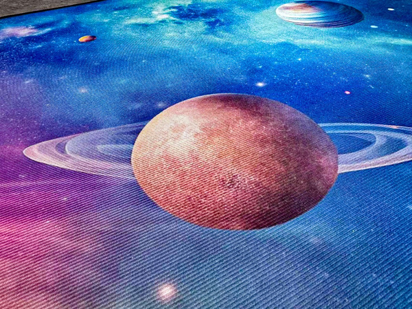Dywan gamingowy 3D Galaktyka 140x200 cm - nowoczesny wzór 3D do pokoju gracza