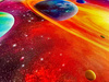 3D Strado GALACTIC 100x150 cm modern carpet with space effect for youth room