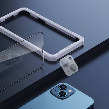 Szkło Nillkin 2-in-1 HD do Apple iPhone 13 (Czarne)