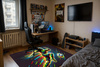 3D Strado Football 140x200 cm gaming carpet with modern football motif for gamer's room