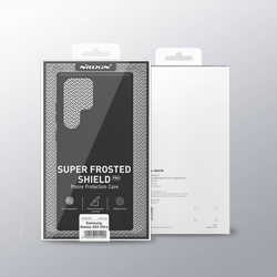 Etui Nillkin Frosted Pro do Samsung Galaxy S23 Ultra, niebieskie - ochronne z podstawką