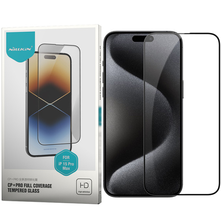 Szkło hartowane 9H 2,5D NILLKIN Amazing CP+ PRO do iPhone 15 Pro Max