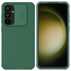 Etui Nillkin CamShield Pro do Samsung Galaxy S23 FE, zielone - ochronne z podstawką, dostęp do portów i przycisków