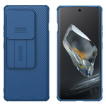 Etui Nillkin CamShield Pro do OnePlus 12R, niebieskie - ochronne z podstawką, dostęp do portów i przycisków