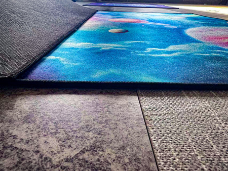 Dywan gamingowy 3D Galaktyka 120x170 cm - nowoczesny wzór 3D do pokoju gracza
