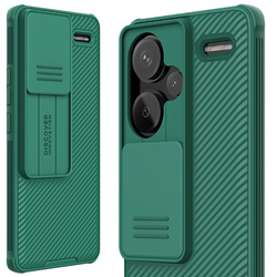 Etui Nillkin CamShield Pro do Redmi Note 13 Pro Plus 5G, zielone - ochronne z podstawką