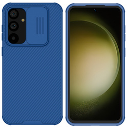 Etui Nillkin CamShield Pro do Samsung Galaxy S23 FE, niebieskie - ochronne z podstawką, dostęp do portów i przycisków