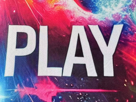 Dywan gamingowy 3D LET'S Play 100x150 cm - nowoczesny wzór 3D do pokoju gracza