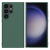 Etui Nillkin Frosted Pro do Samsung Galaxy S24 Ultra, zielone - ochronne z podstawką, dostęp do portów i przycisków