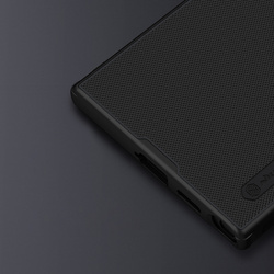 Etui Nillkin Frosted Pro do Samsung Galaxy S24 Ultra, zielone - ochronne z podstawką, dostęp do portów i przycisków