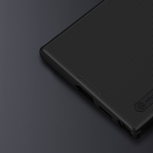 Etui Nillkin Frosted Pro do Samsung Galaxy S24 Ultra, zielone - ochronne z podstawką, dostęp do portów i przycisków