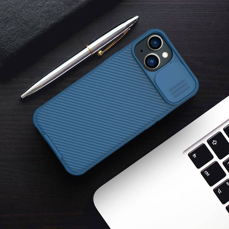 Etui Nillkin Camshield Pro do iPhone 14 Plus osłona aparatu plecki, czarne - ochronne z podstawką