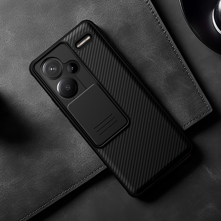 Etui Nillkin CamShield Pro do Redmi Note 13 Pro Plus 5G / Note 13 Pro, niebieskie - ochronne z podstawką