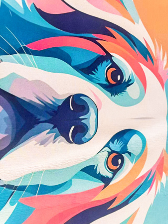 Dywan 3D Strado ColorDog 140x200 cm ze wzorem psa do salonu i pokoju dla milośników zwierząt