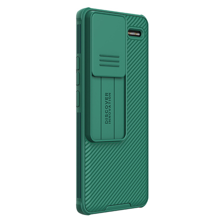 Etui Nillkin CamShield Pro do Redmi Note 13 Pro Plus 5G, zielone - ochronne z podstawką