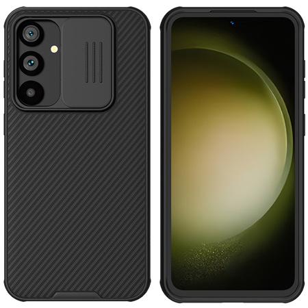 Etui Nillkin CamShield Pro do Samsung Galaxy S23, czarne - ochronne z podstawką, dostęp do portów i przycisków