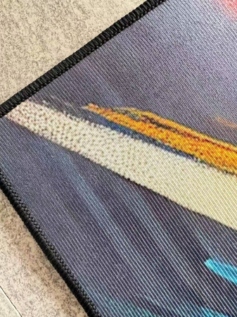 Dywan gamingowy 3D Strado BasketBall 140x200 cm nowoczesny z motywem sportowym do pokoju młodzieżowego