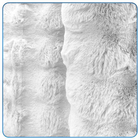 Dywan Rabbit Bubble 80x150 cm - miękki puszysty dywan do salonu i sypialni - biały