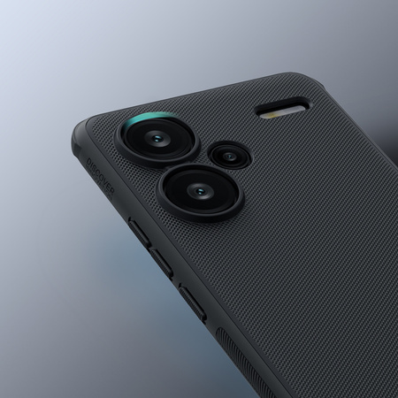Etui Nillkin Frosted Pro do Redmi Note 13 Pro Plus 5G / Note 13 Pro Plus, czarne - ochronne z podstawką