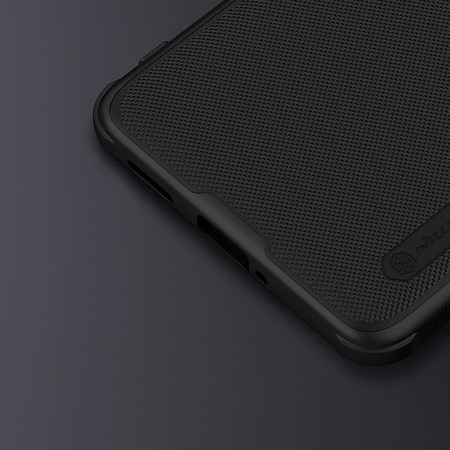 Etui Nillkin Frosted Pro do Redmi Note 13 Pro Plus 5G / Note 13 Pro Plus, czarne - ochronne z podstawką