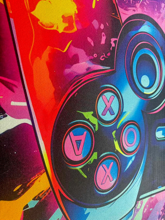 Dywan gamingowy 3D Strado ColorPad 140x200 cm nowoczesnym wzorem do pokoju gracza