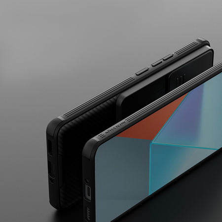 Etui Nillkin CamShield Pro do Redmi Note 13 Pro Plus 5G / Note 13 Pro, niebieskie - ochronne z podstawką