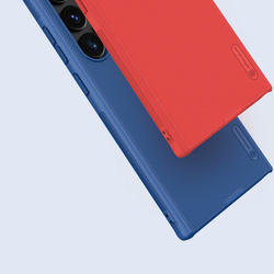 Etui Nillkin Frosted Pro do Samsung Galaxy S24 Ultra, zielone - ochronne z podstawką, dostęp do portów i przycisków