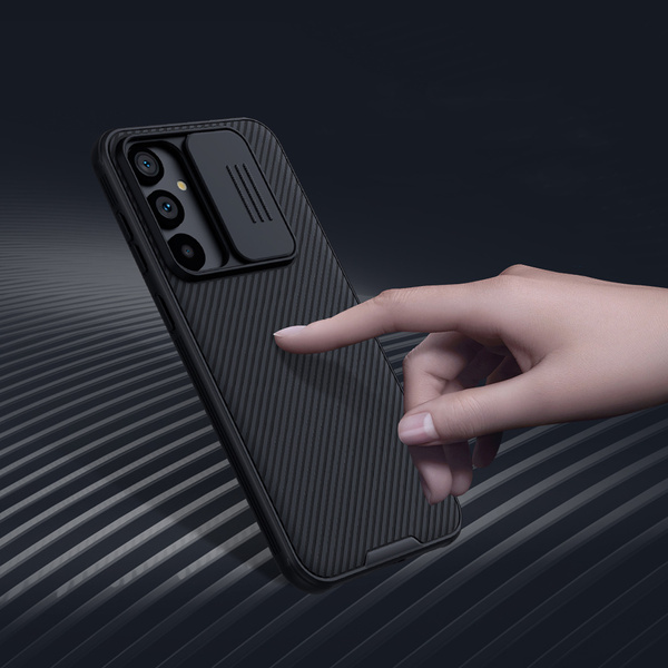 Etui Nillkin CamShield Pro do Samsung Galaxy S23 FE, zielone - ochronne z podstawką, dostęp do portów i przycisków