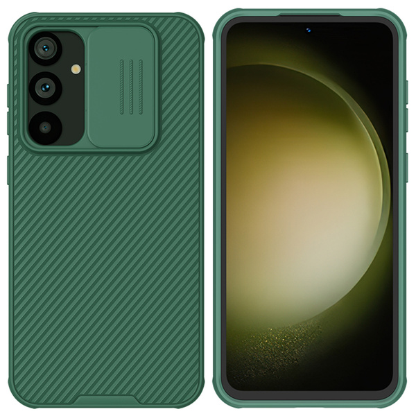 Etui Nillkin CamShield Pro do Samsung Galaxy S23, zielone - ochronne z podstawką, dostęp do portów i przycisków