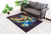 Dywan gamingowy 3D Football 140x200 cm - nowoczesny wzór 3D do pokoju gracza