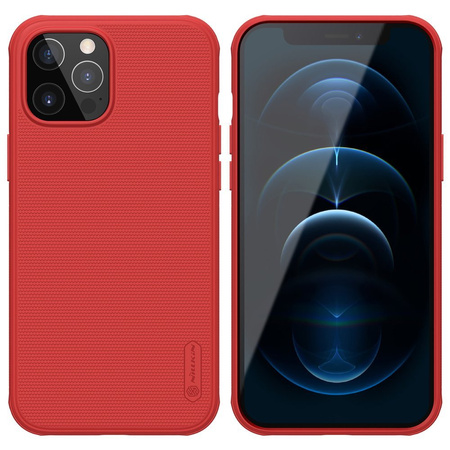 Etui Nillkin Frosted Pro do Apple iPhone 12 Pro Max (Czerwone)