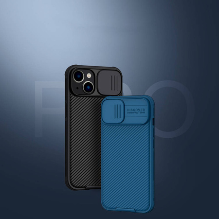 Etui Nillkin Camshield Pro do iPhone 14 Plus osłona aparatu plecki, czarne - ochronne z podstawką