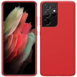 Etui Nillkin Flex Pure do Samsung Galaxy S21 Ultra (Czerwone)
